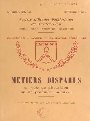 cover image of Métiers disparus